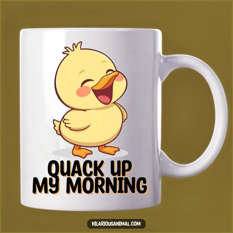 Funny Duckling Mug: Hearty Laughing Bird, The Perfect Funny Gift!