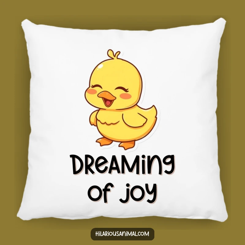 Funny Duckling Giggling Pillow: Soft Cushion for Happy Dreams