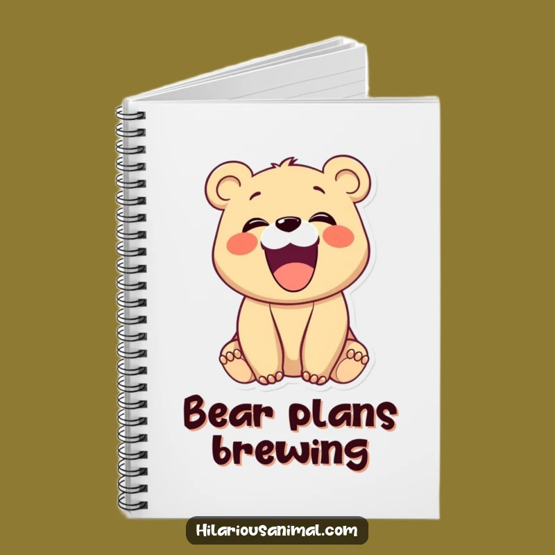 Funny Laughing Bear Cub Notebook: Jot Down Giggles with This Cub Journal, Great Funny Gift