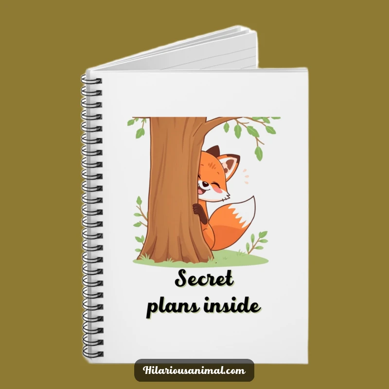 Funny Fox Notebook: Giggling Animal Journal, Inspiring Funny Gift