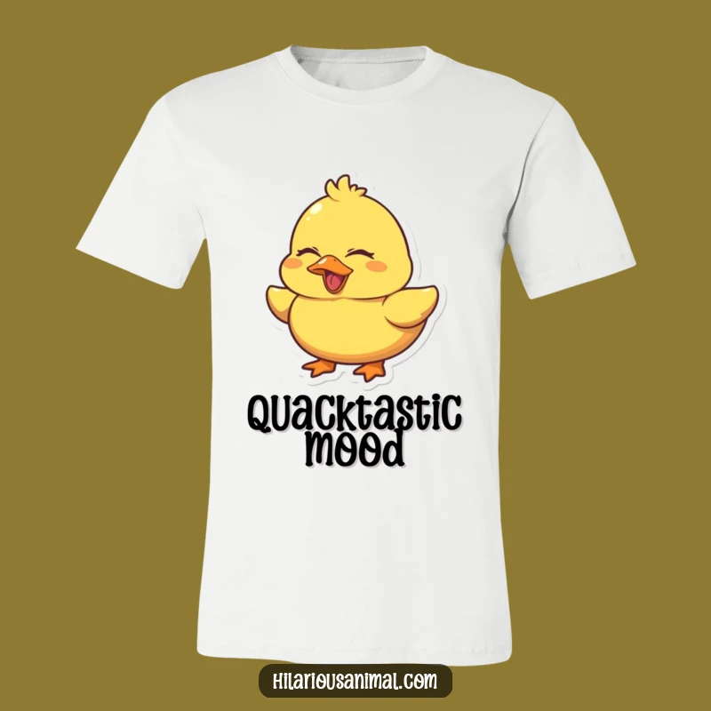 Funny Duck Quacking T-Shirt - Chubby & Happy, Hilarious Animal Lover Gift