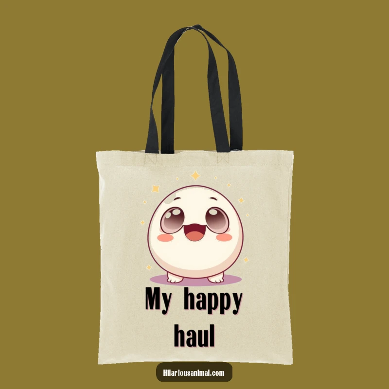 Funny Sparkle Laugh Tote Bag: Carry Your Joy with This Giggle-Filled Creature, Perfect Funny Gift